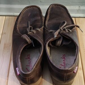 Clarks Men's Brown Leather Shoes